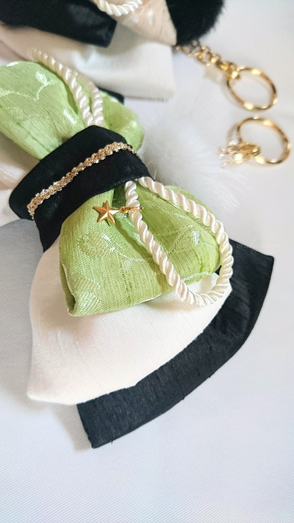 リボンバッグチャーム