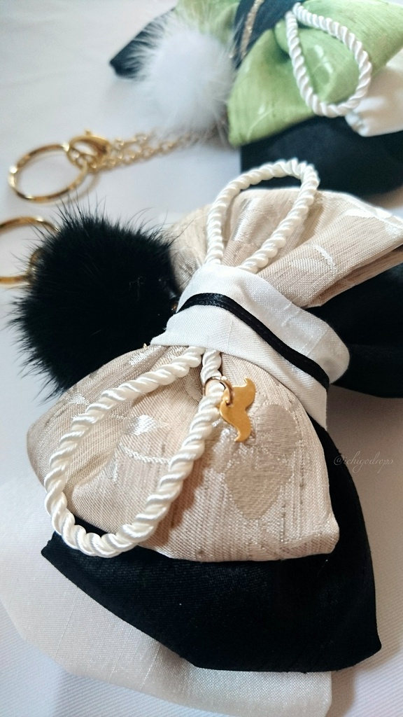 リボンバッグチャーム