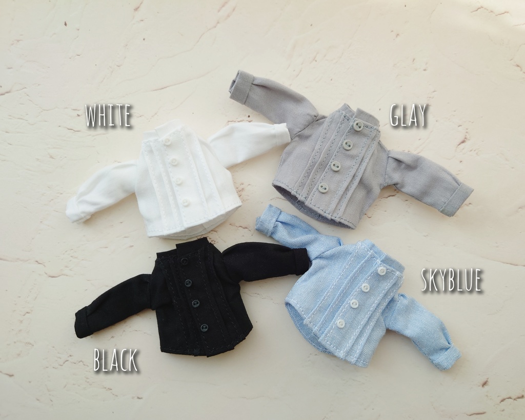 オビツ11 ピンタックシャツ