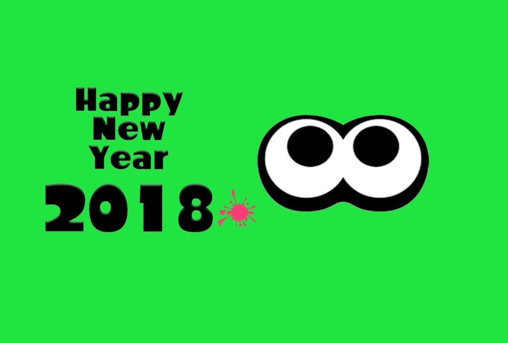 スプラトゥーン2年賀状 Spratoon Booth