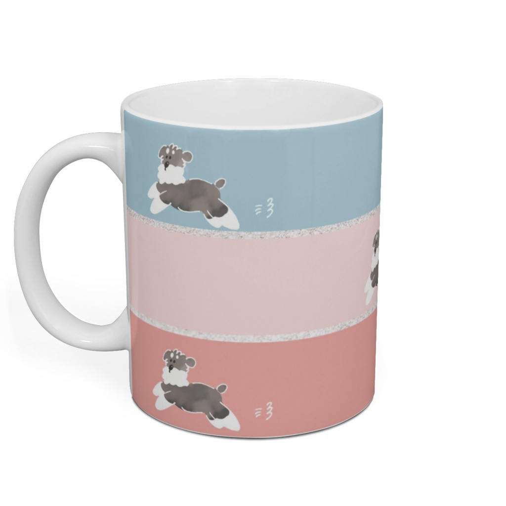 かけっこ大好きシュナウザー5匹!