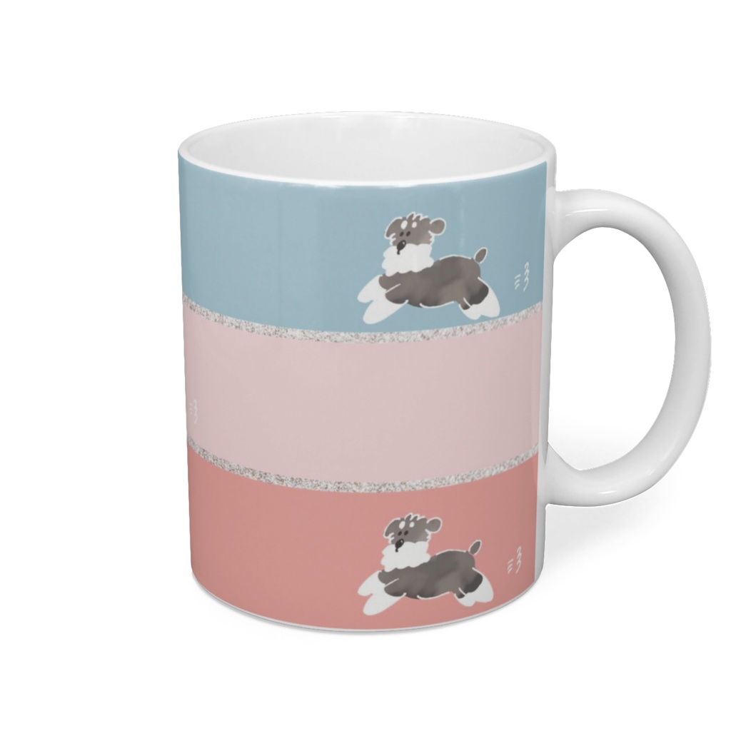 かけっこ大好きシュナウザー5匹!