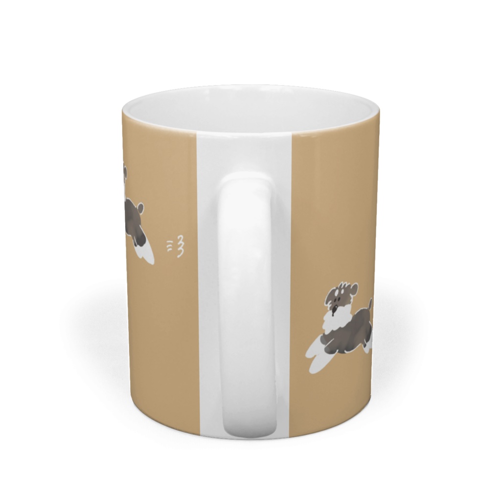 かけっこ大好きシュナウザー!ベージュ