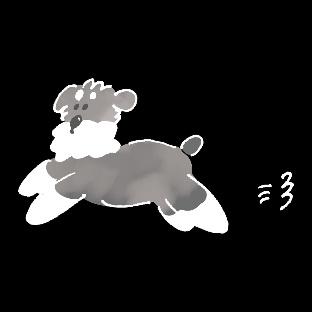 かけっこ大好きシュナウザー🐾