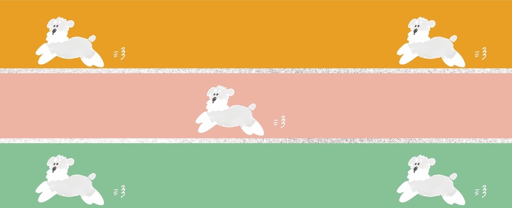 かけっこ大好きシュナウザー🐾ホワイト