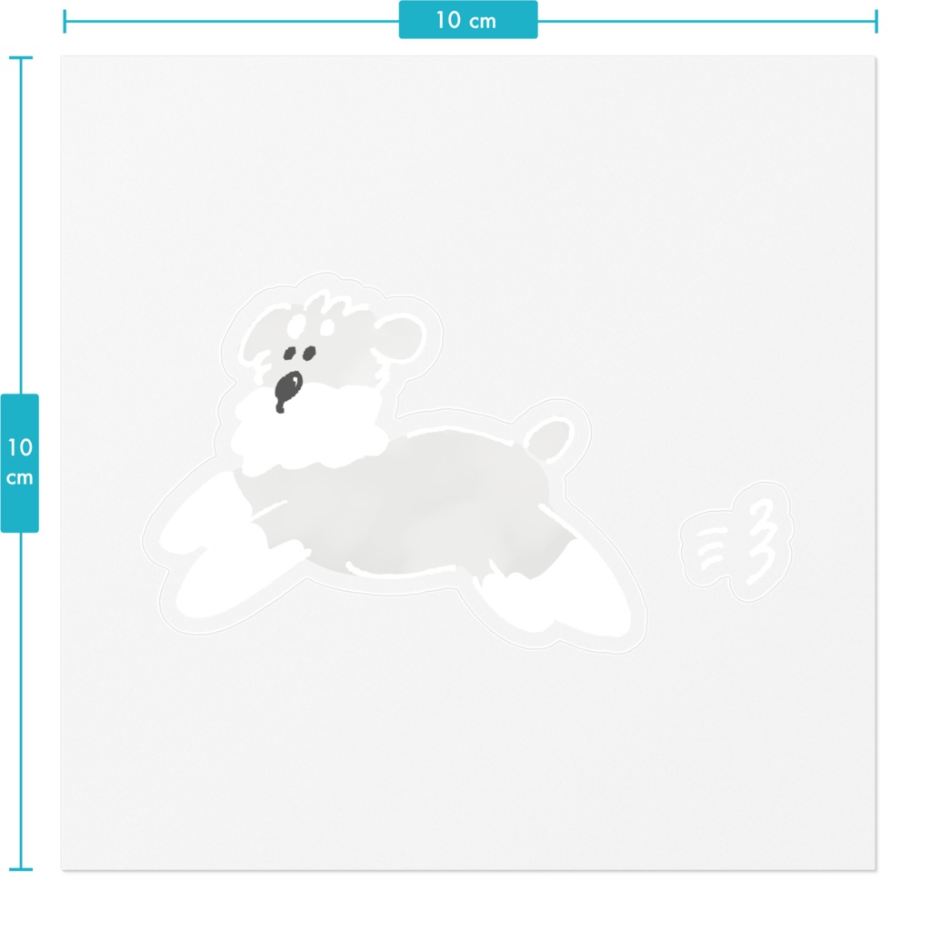 かけっこ大好きシュナウザー🐾ホワイト
