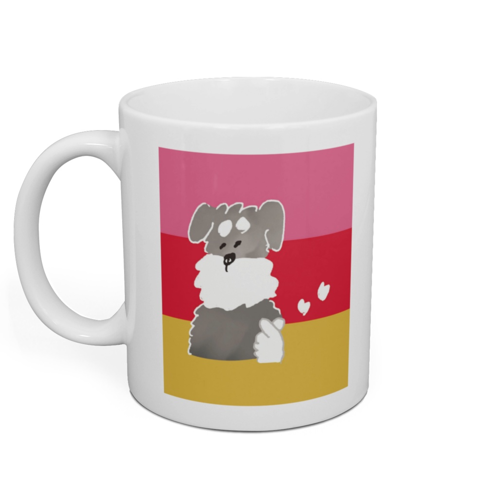 キュンキュンハートのシュナウザー❤