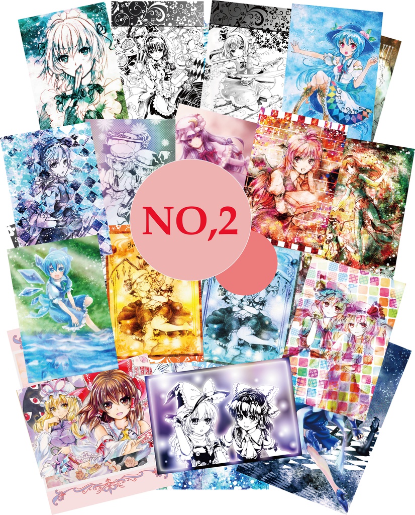 雨上がりの鉛筆☆ポストカードセット