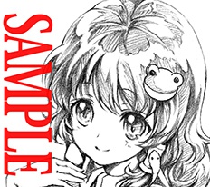 鉛筆原画 東風谷早苗 販売中