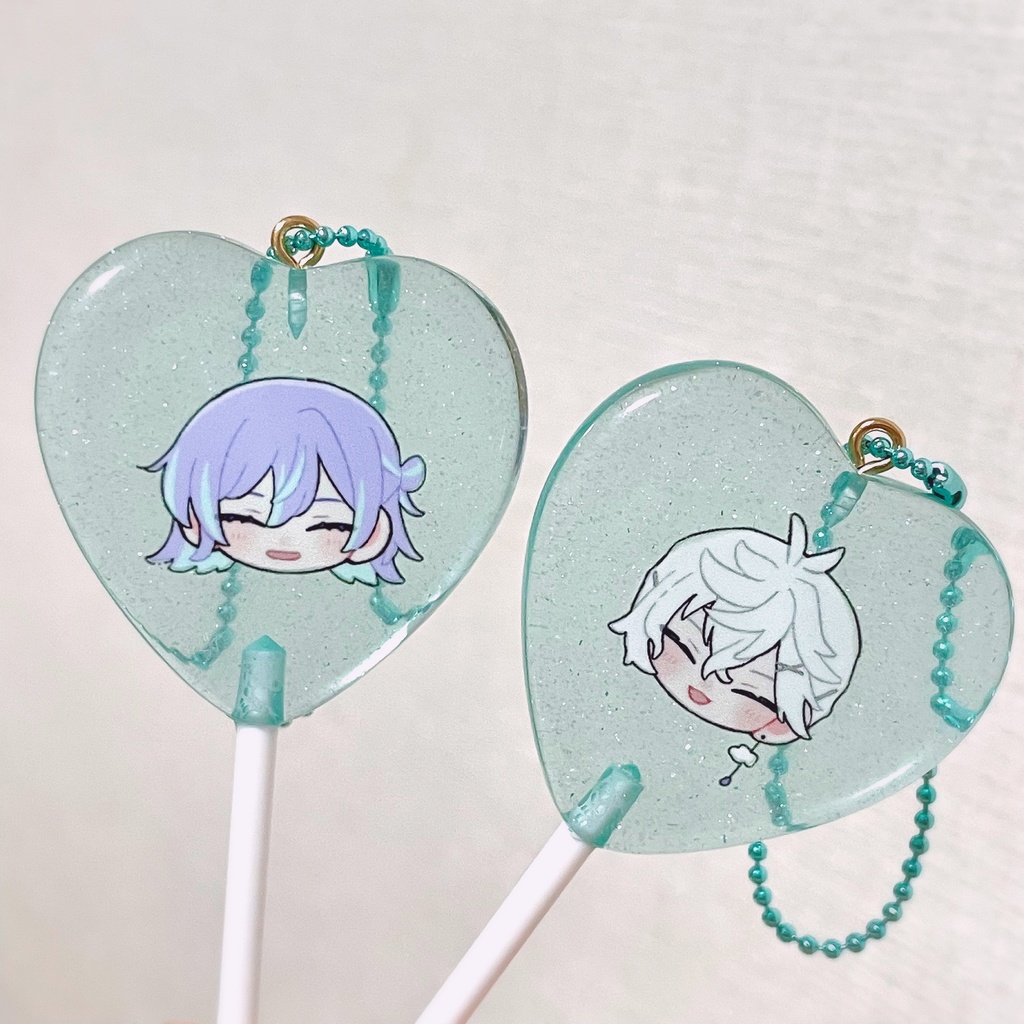 キャンディ風アクリルチャーム