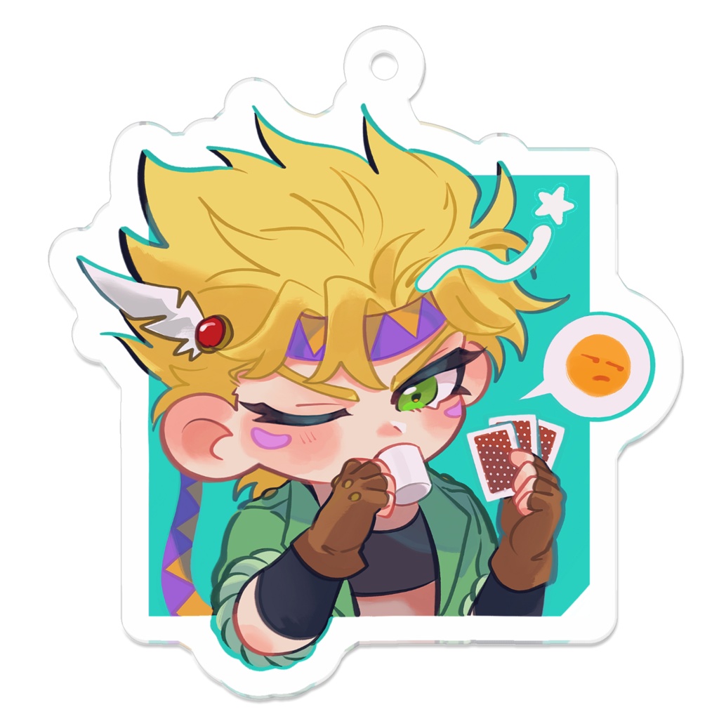 シーザーアクリルキーホルダー