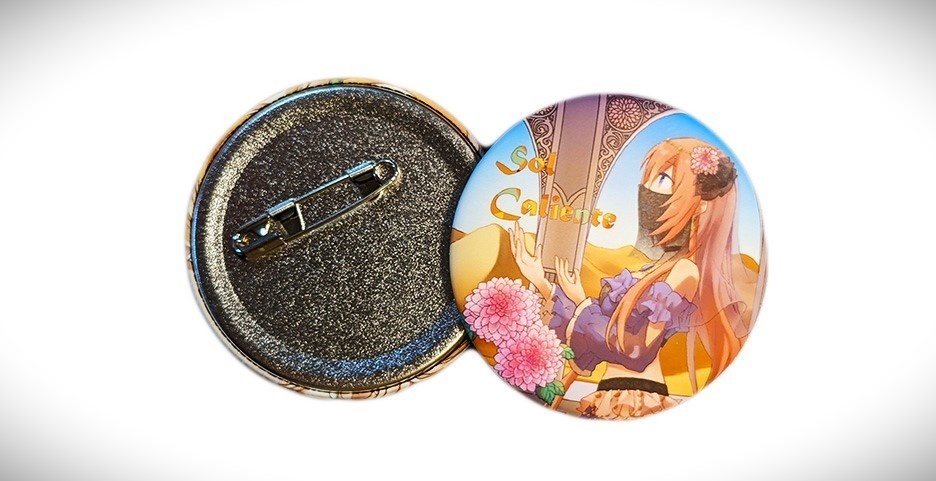 Sol Calienete 缶バッジセット (MEIKO、巡音ルカ) │ Sol Calienete Can Badge Set (MEIKO, Luka Megurine)