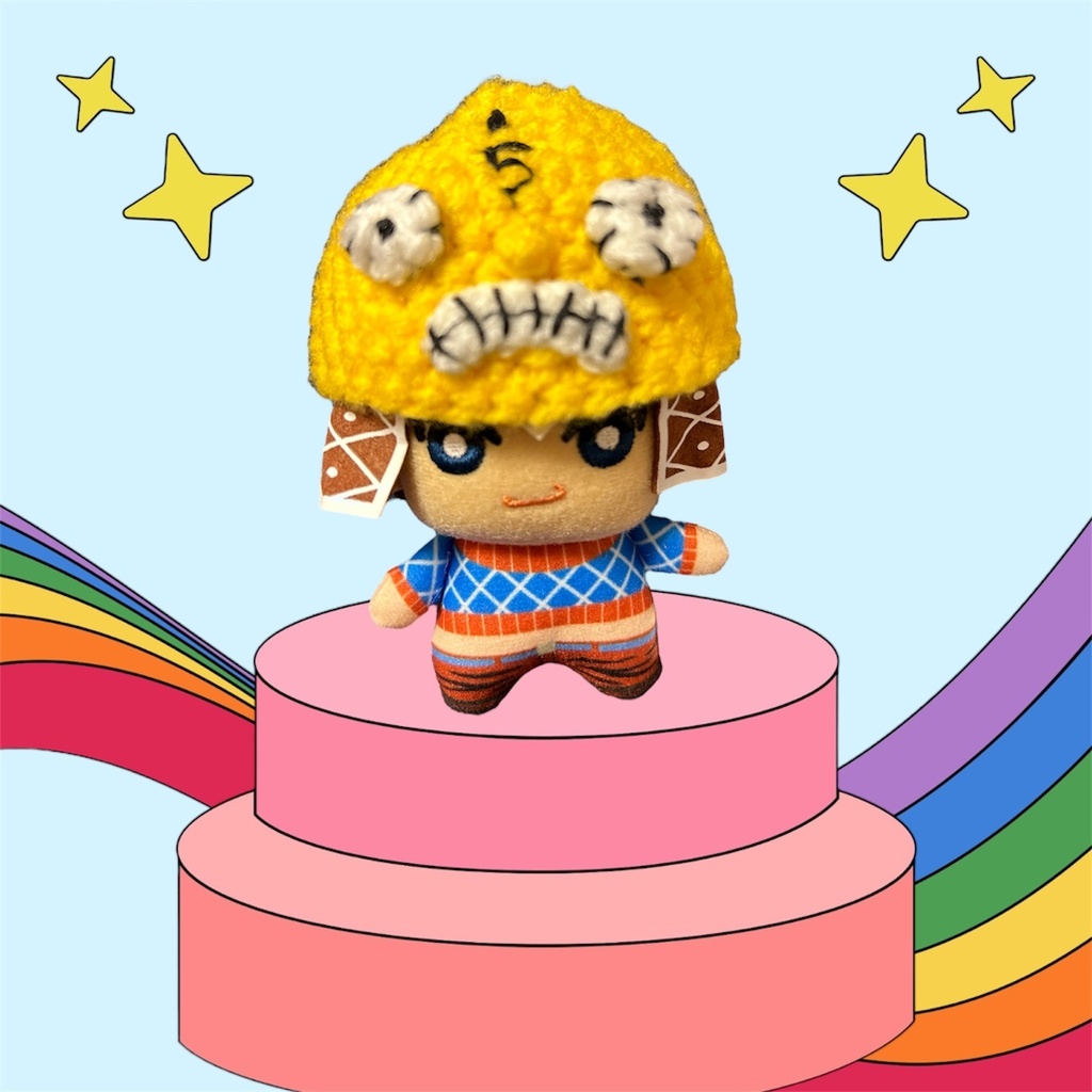 ジョジョ5部スタンド帽子(約10cmぬい用)