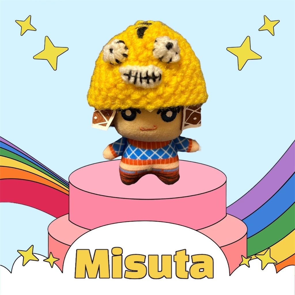 ジョジョ5部スタンド帽子(約10cmぬい用)