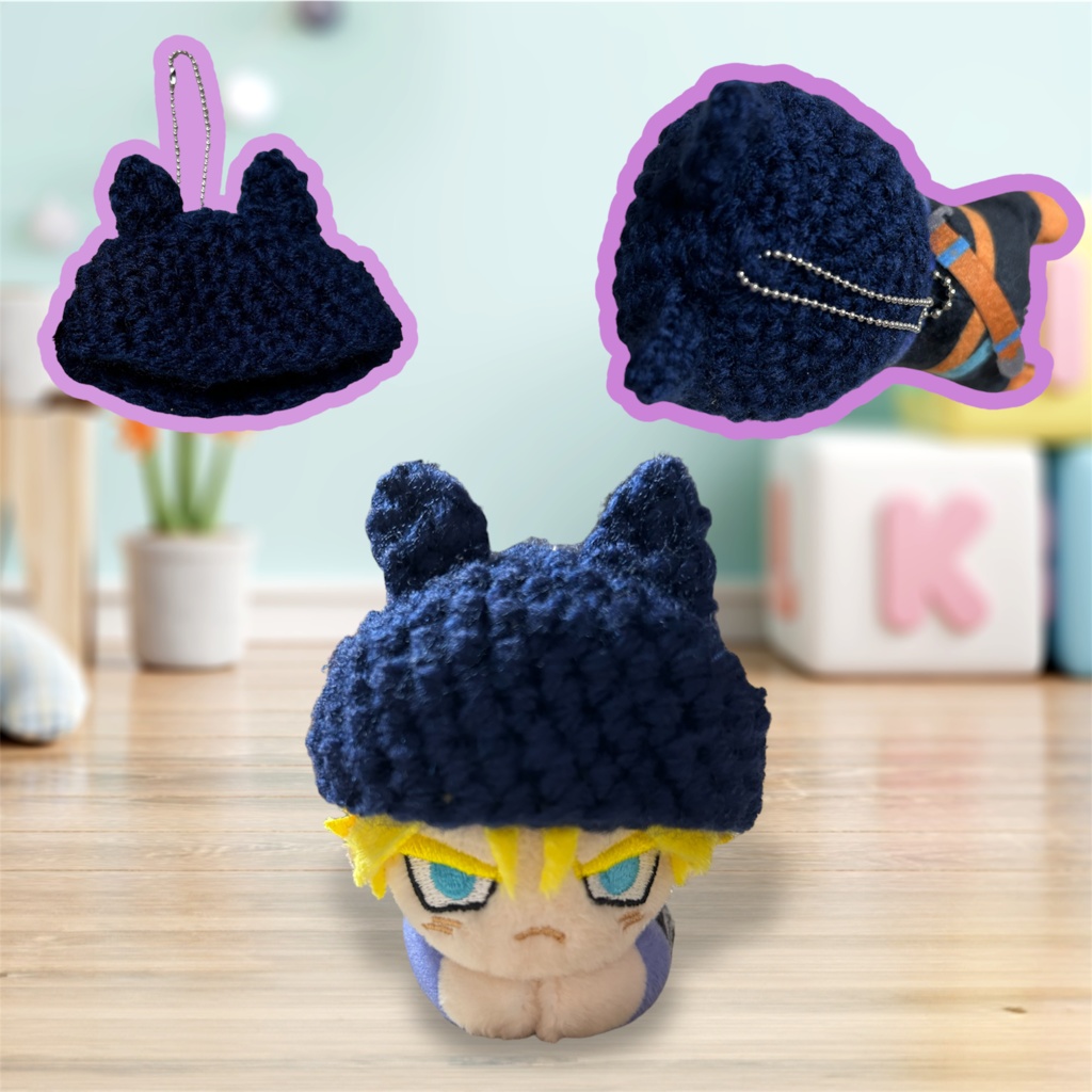 赤ちゃんトランクスと子供悟飯の帽子