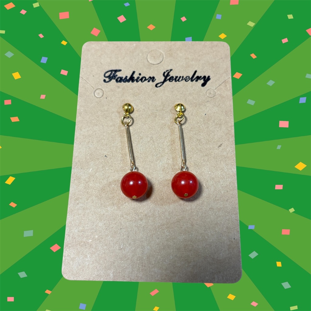 さくらんぼのピアス