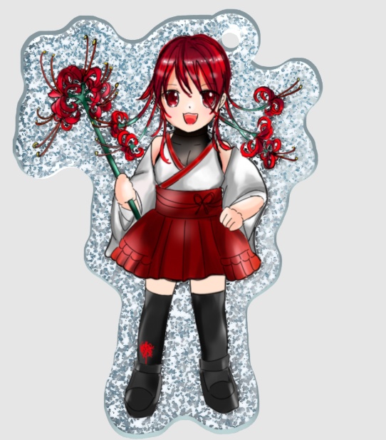璃子様アクリルキーホルダー