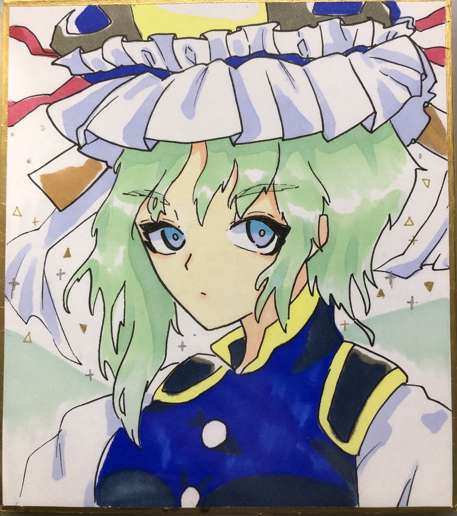 エアコミケ2 東方project イラスト色紙