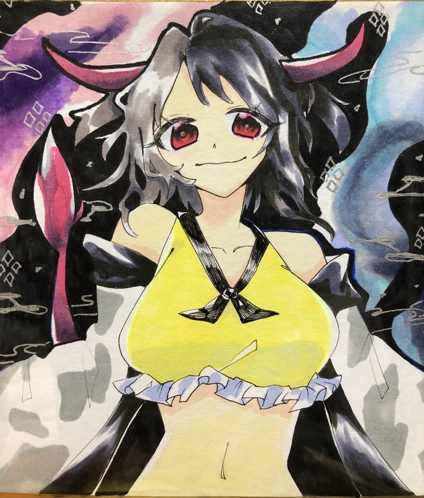 エアコミケ2 東方project イラスト色紙