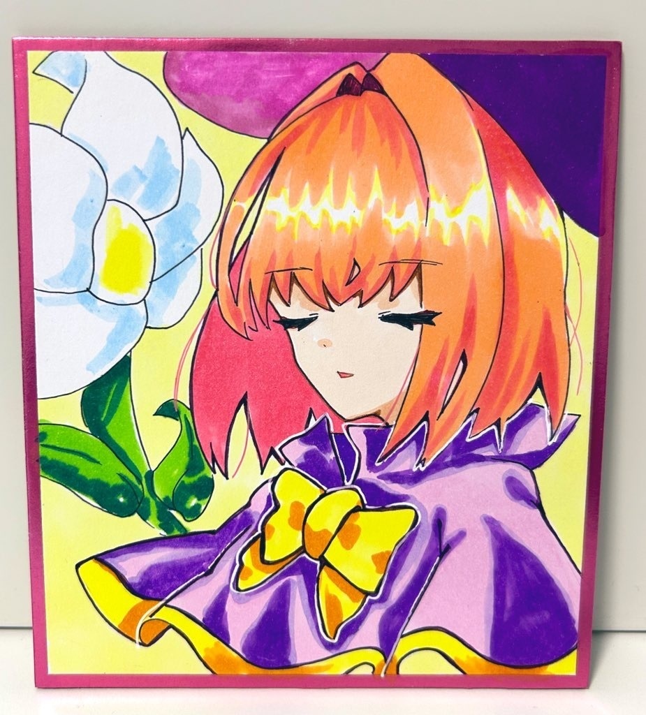 東方封魔録 の イラスト 色紙