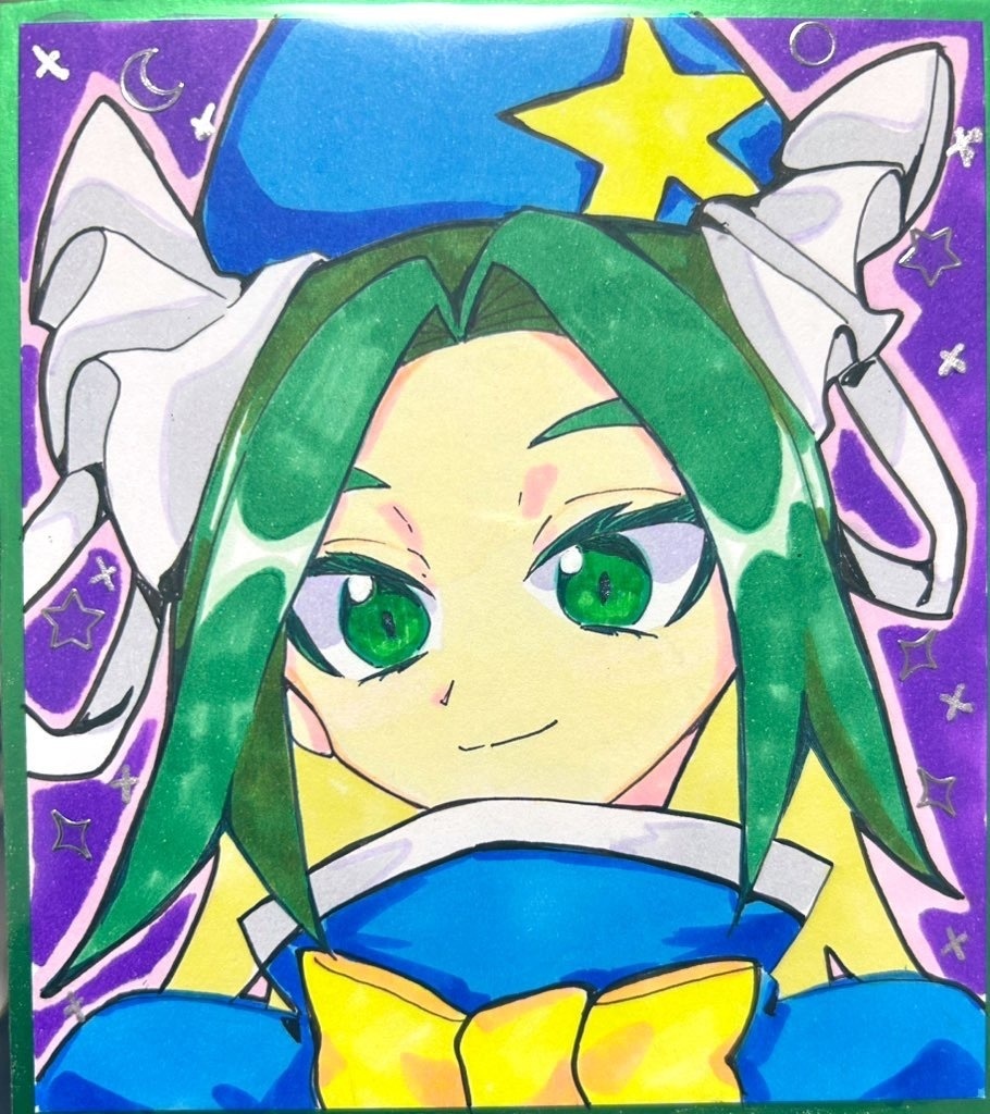 東方封魔録 の イラスト 色紙