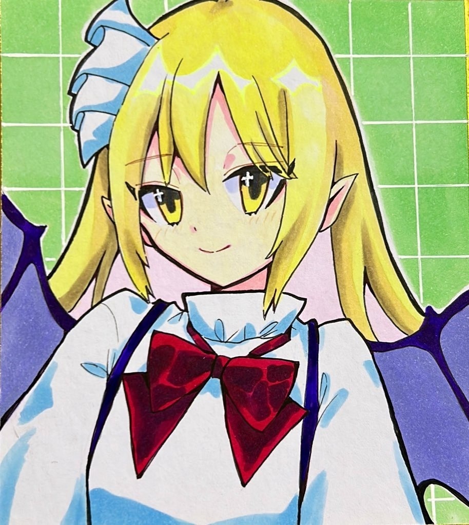 東方幻想郷、東方夢時空 の イラスト 色紙