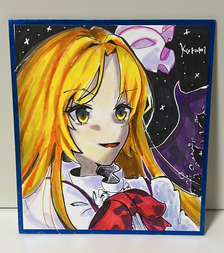 東方幻想郷、東方夢時空 の イラスト 色紙