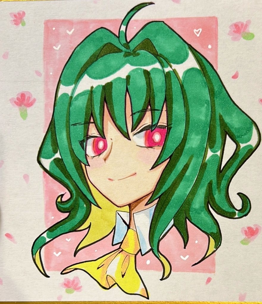 東方幻想郷、東方夢時空　の　イラスト　色紙