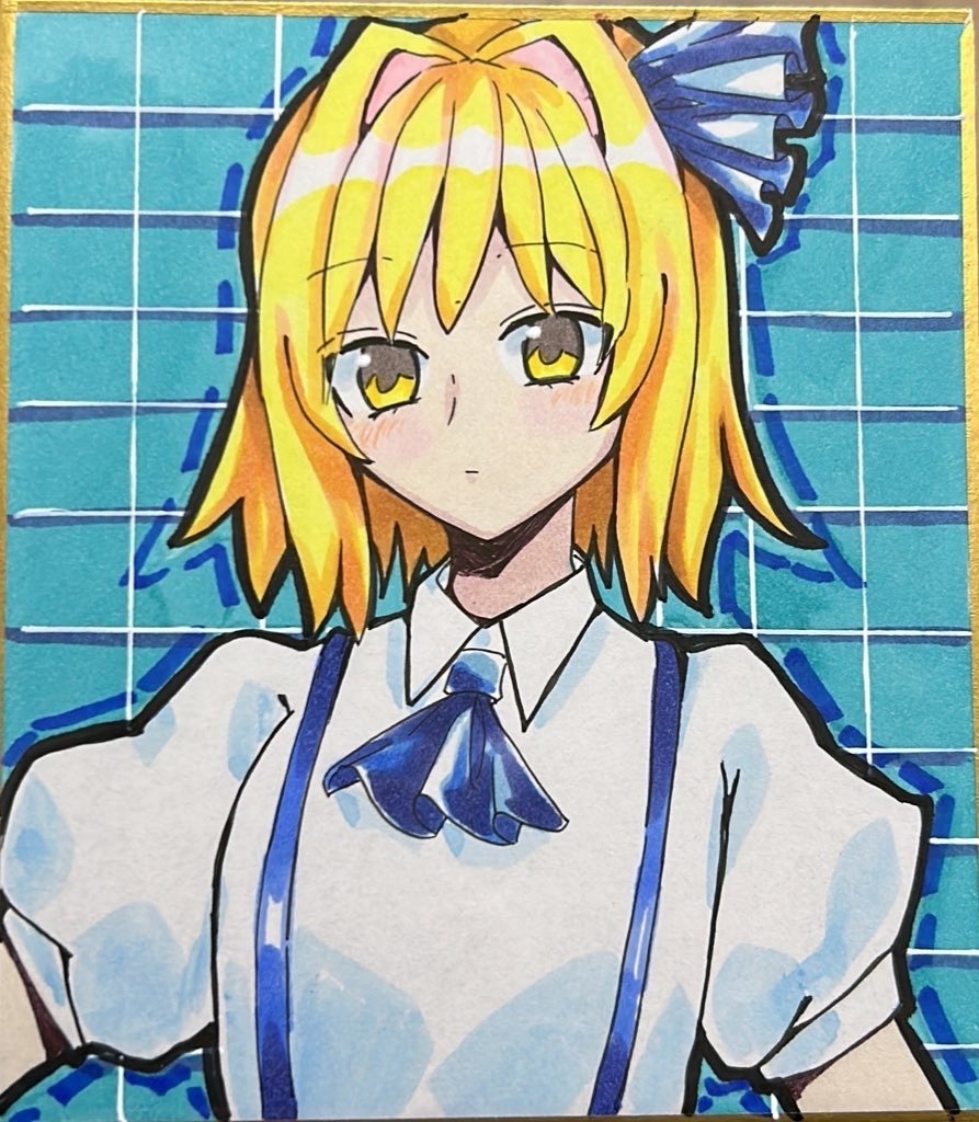 東方怪綺談 の イラスト 色紙