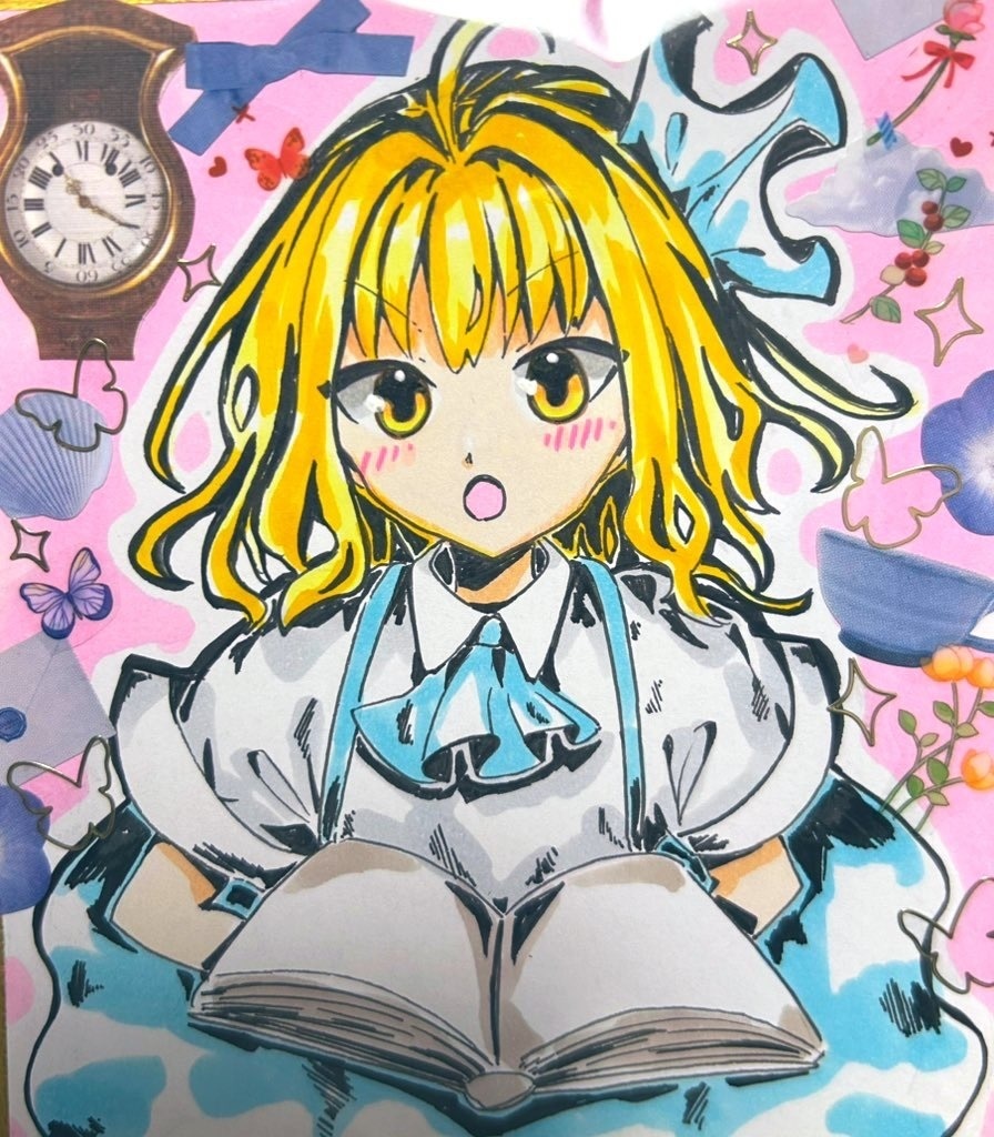 東方怪綺談 の イラスト 色紙