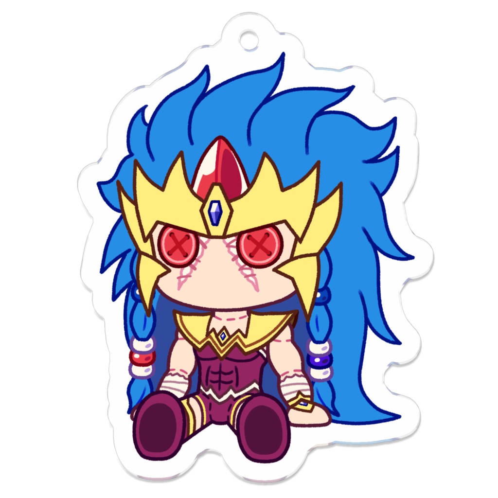 自制の神のぬいぐるみ アクキー