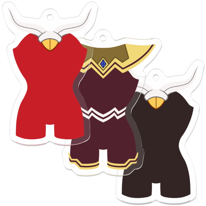 超神の衣装アクキー 3種