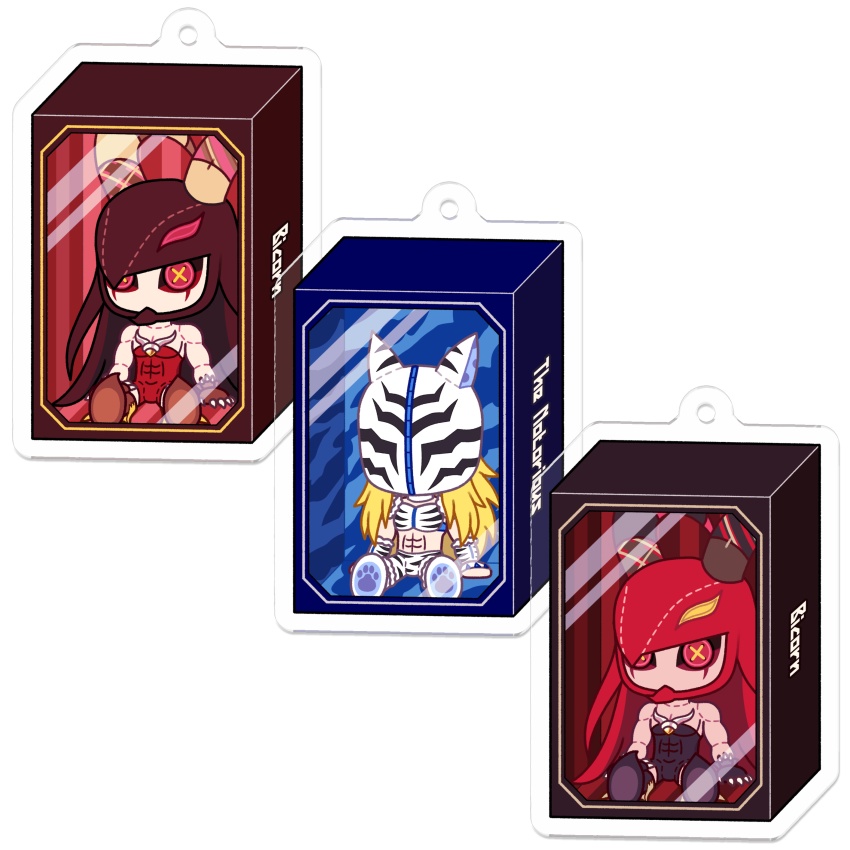 長めのぬいぐるみボックス アクキー 3種