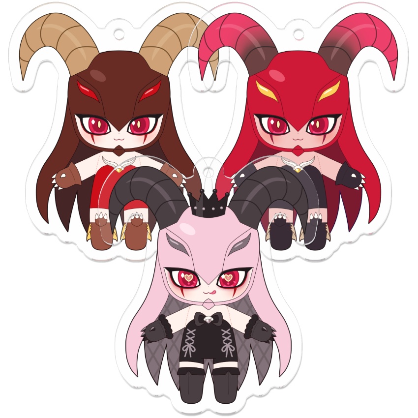 ふわふわバイコーンぬいぐるみ アクキー 3種