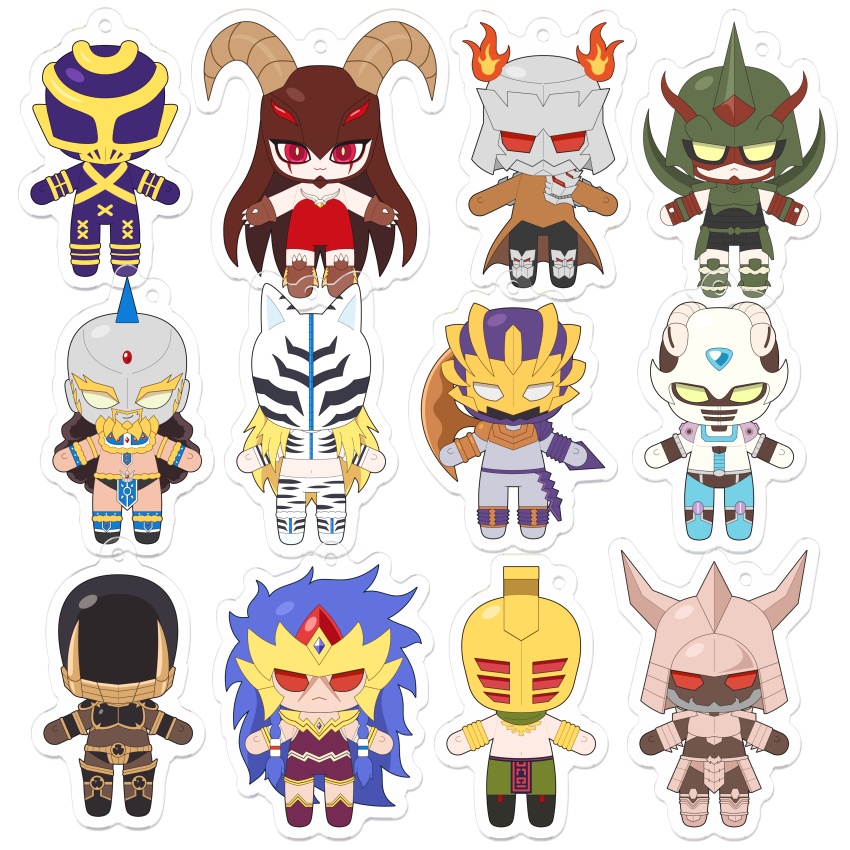 ふわふわ超神ぬいぐるみ アクキー 12種