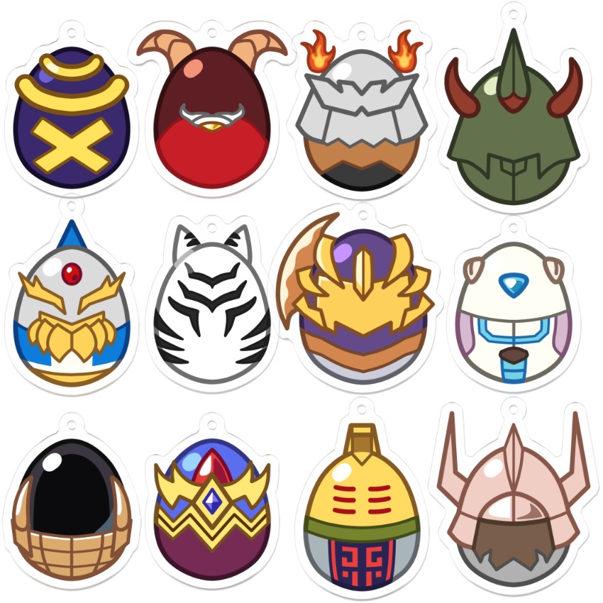 超神のたまご アクキー 12種 V2