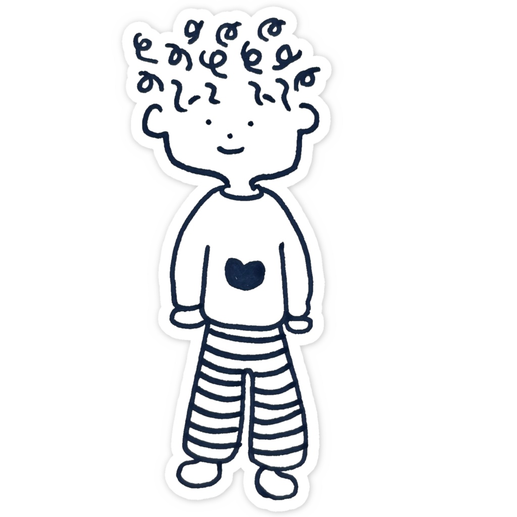 kukuくん スマホステッカー