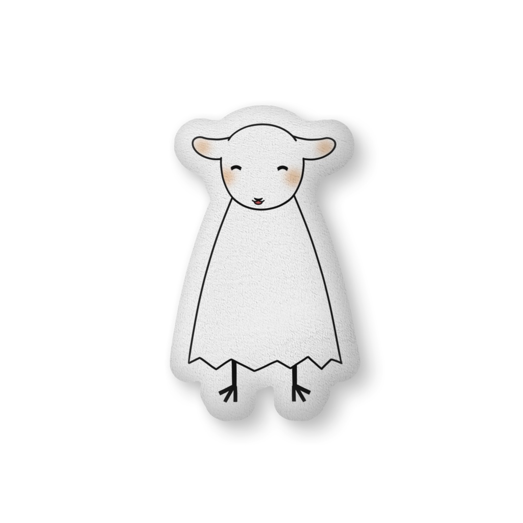 やぎボディふかふかクッション