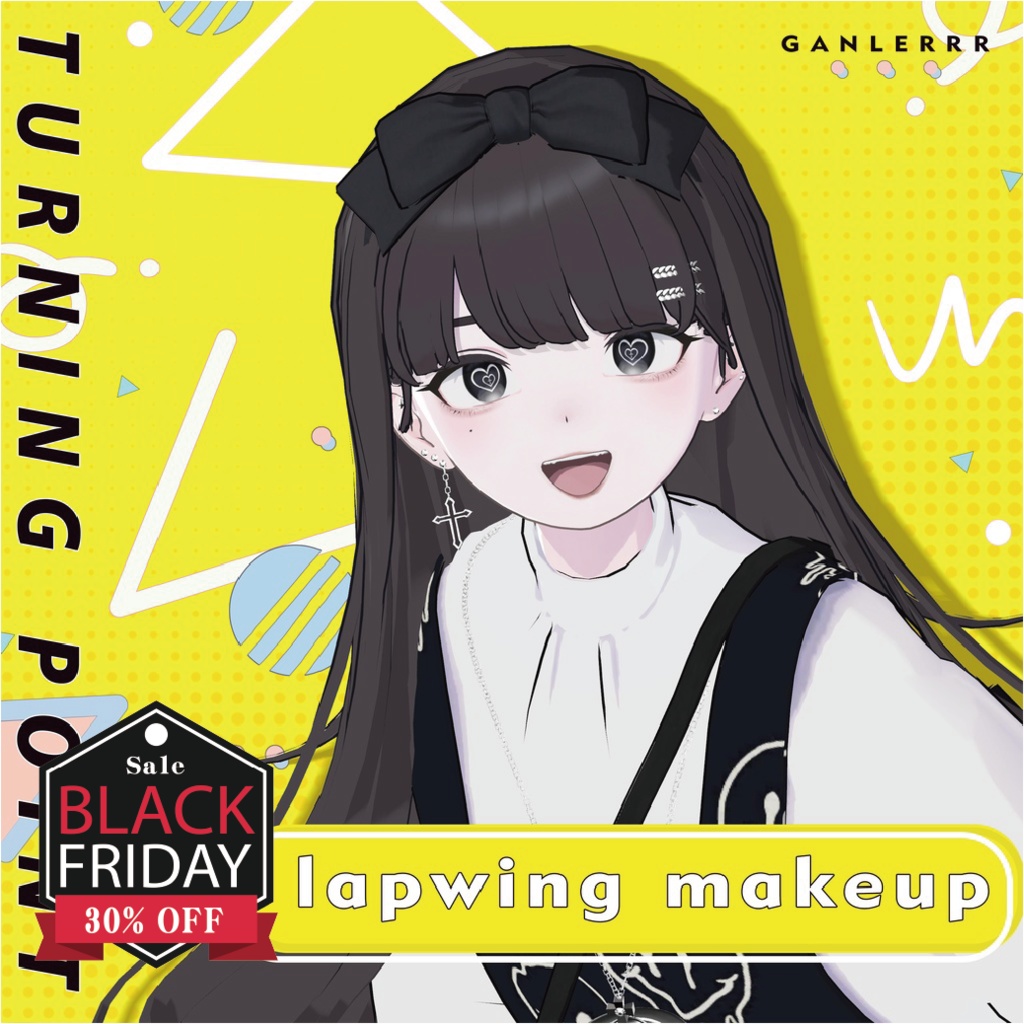 【Lapwing用】Eyes & Makeup Texture & Body Texture メイク & 瞳テクスチャ&肌色 テクスチャ