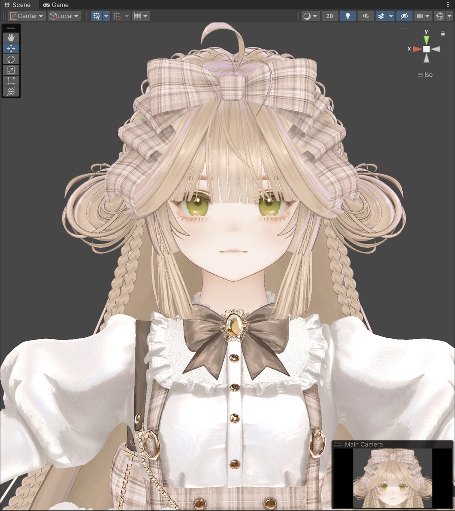 【15アバター対応】Chinese style long hair