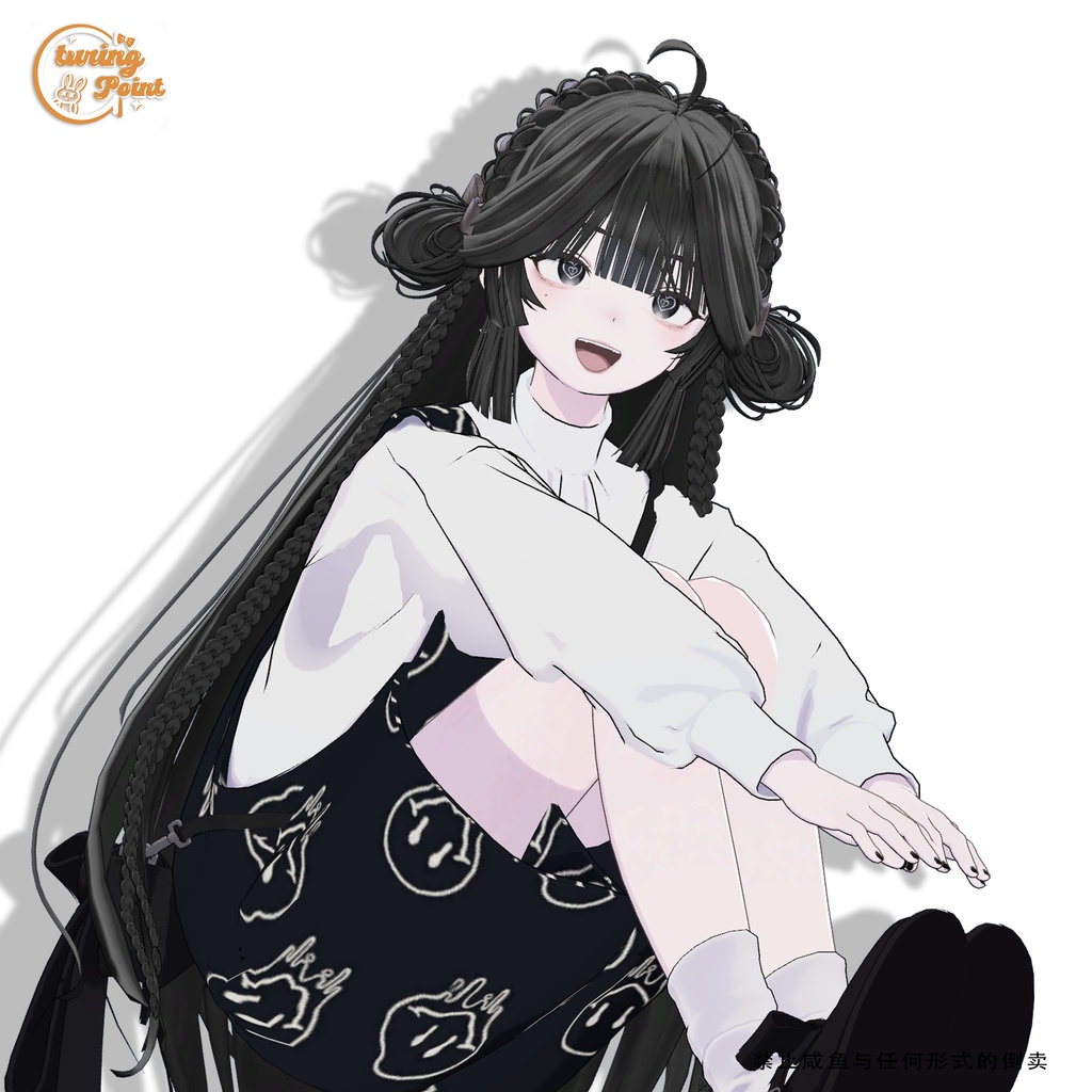 【15アバター対応】Chinese style long hair