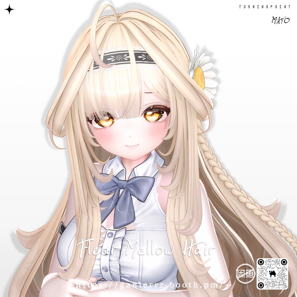 【22アバター対応】Fleur Mellow Hair `