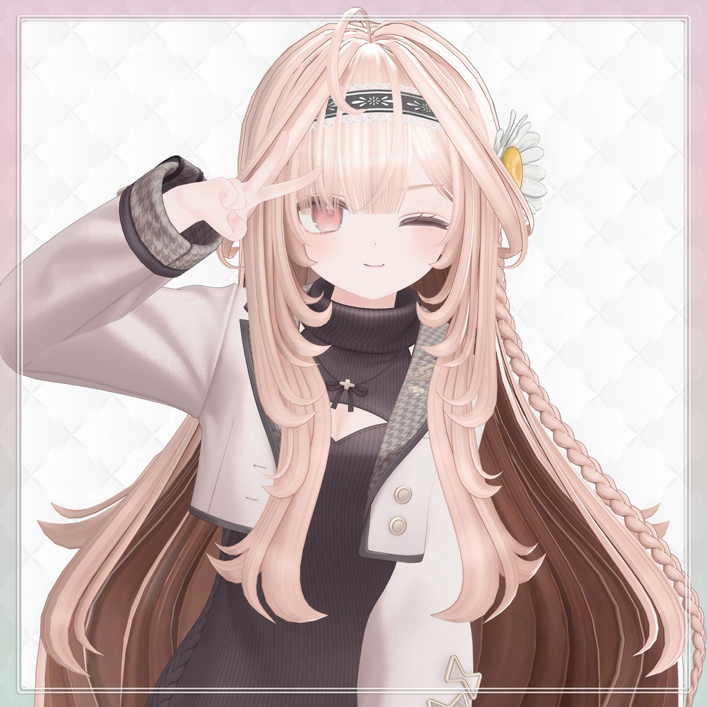 【20アバター対応】Fleur Mellow Hair