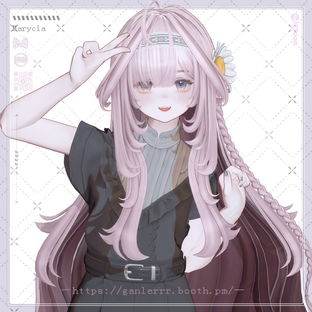 【21アバター対応】Fleur Mellow Hair