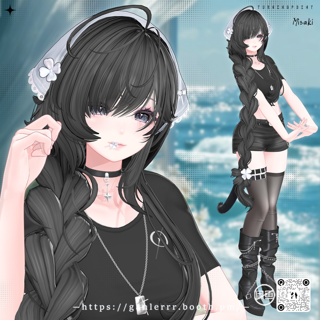 [VRC Hair] Elara Braid Hair【19アバター対応】 image