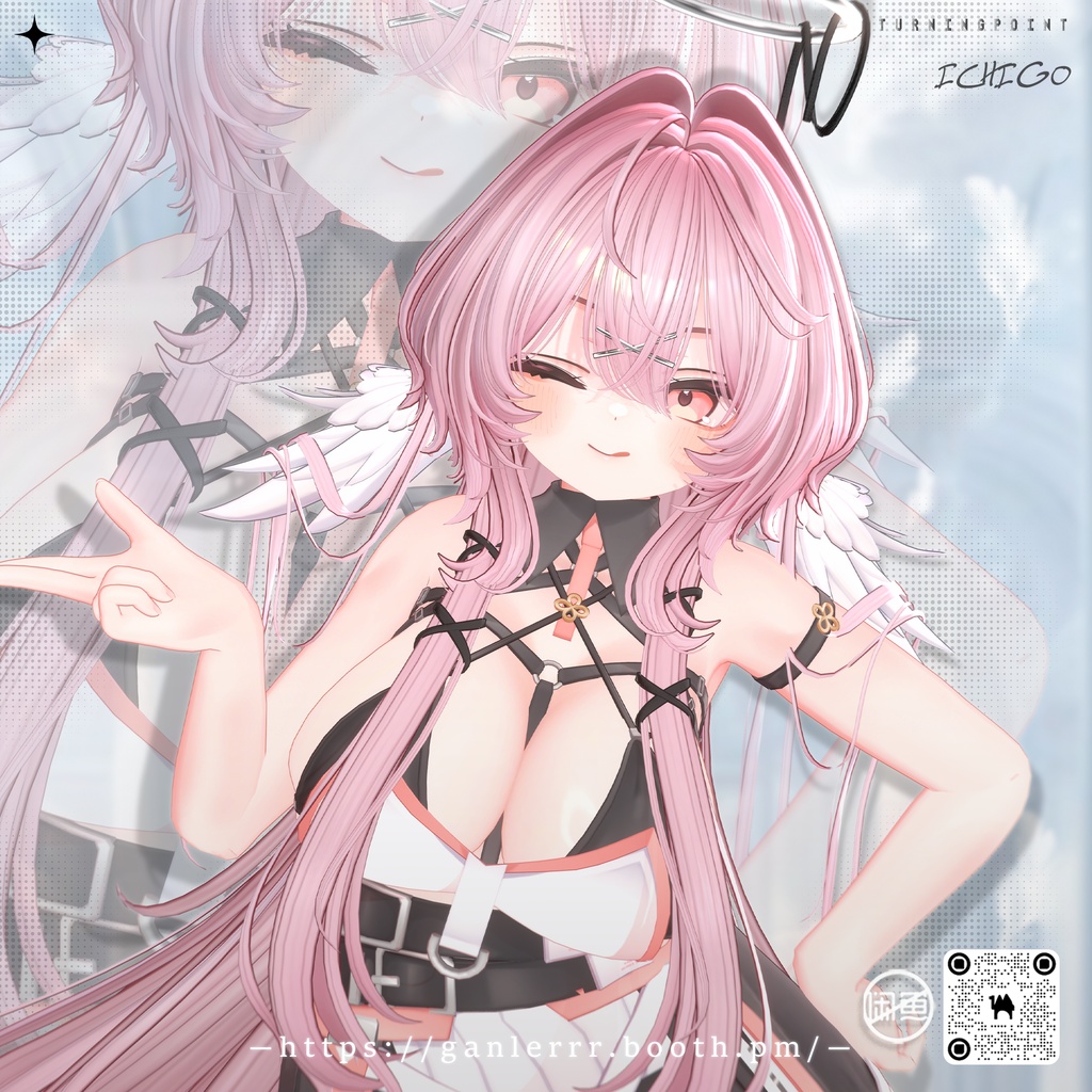 🤍Sale🤍【VRC Hair】Angel Puff Hair