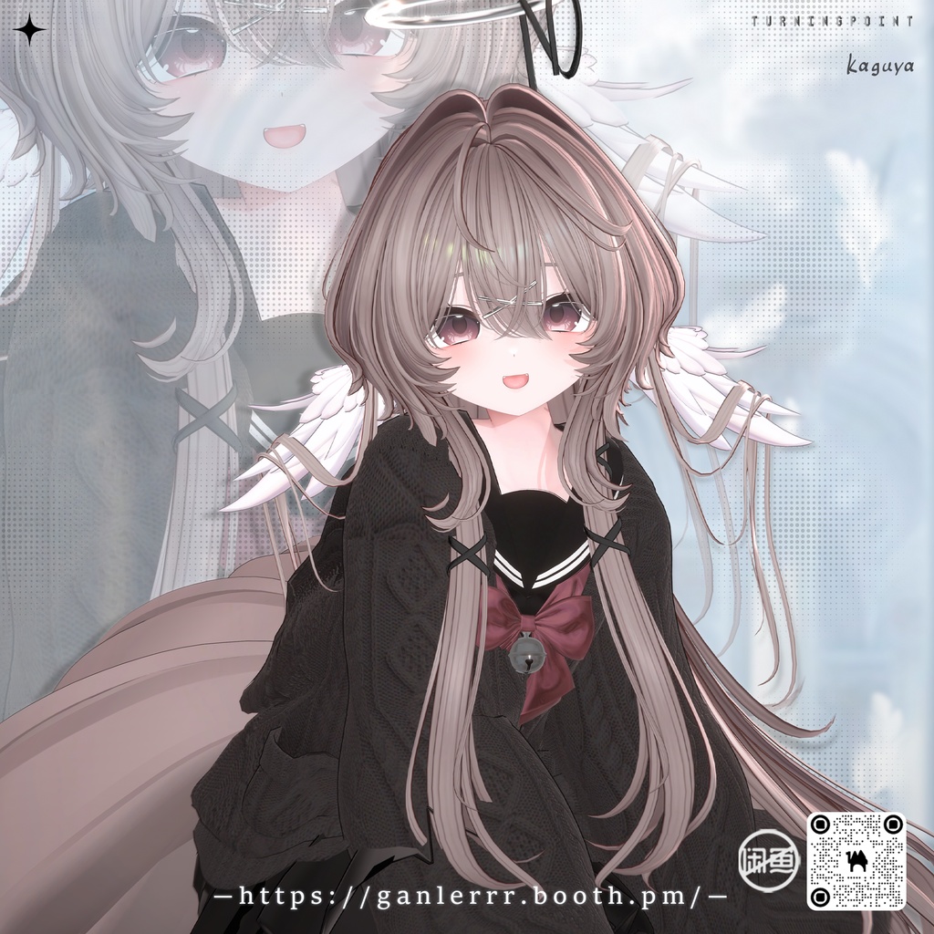 🤍Sale🤍【VRC Hair】Angel Puff Hair
