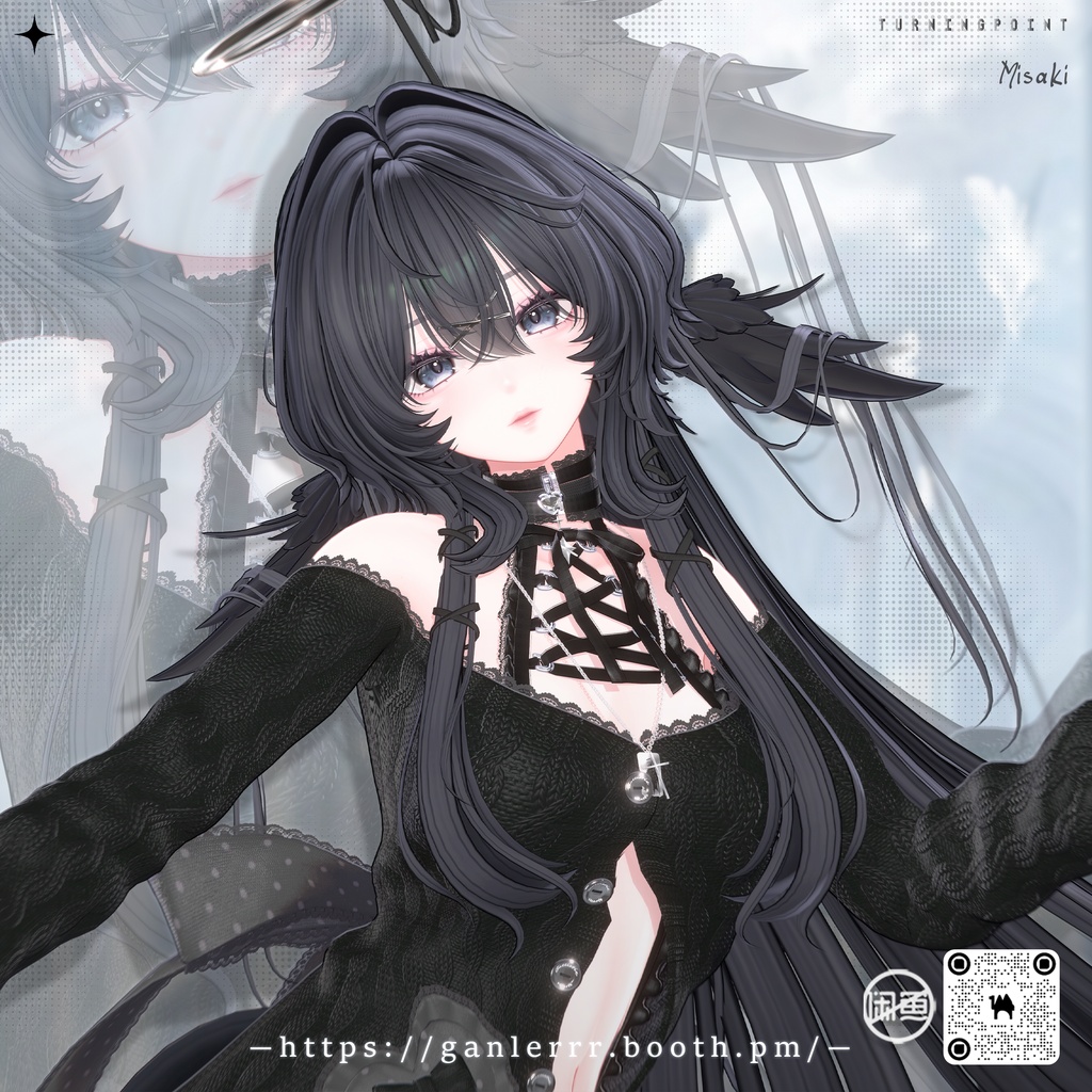 🤍Sale🤍【VRC Hair】Angel Puff Hair