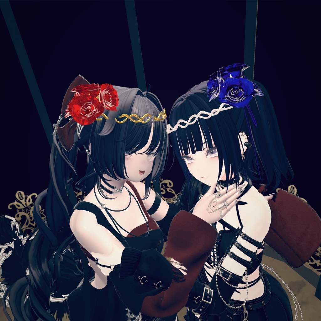 【VRC想定】Rose Crown