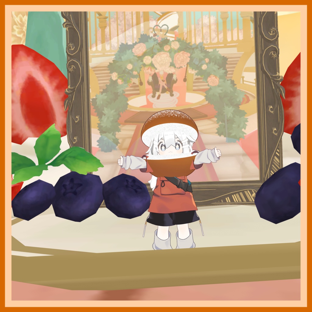 【VRChat想定】まめトッツォ!! 【3Dモデル】【まめひなた対応】